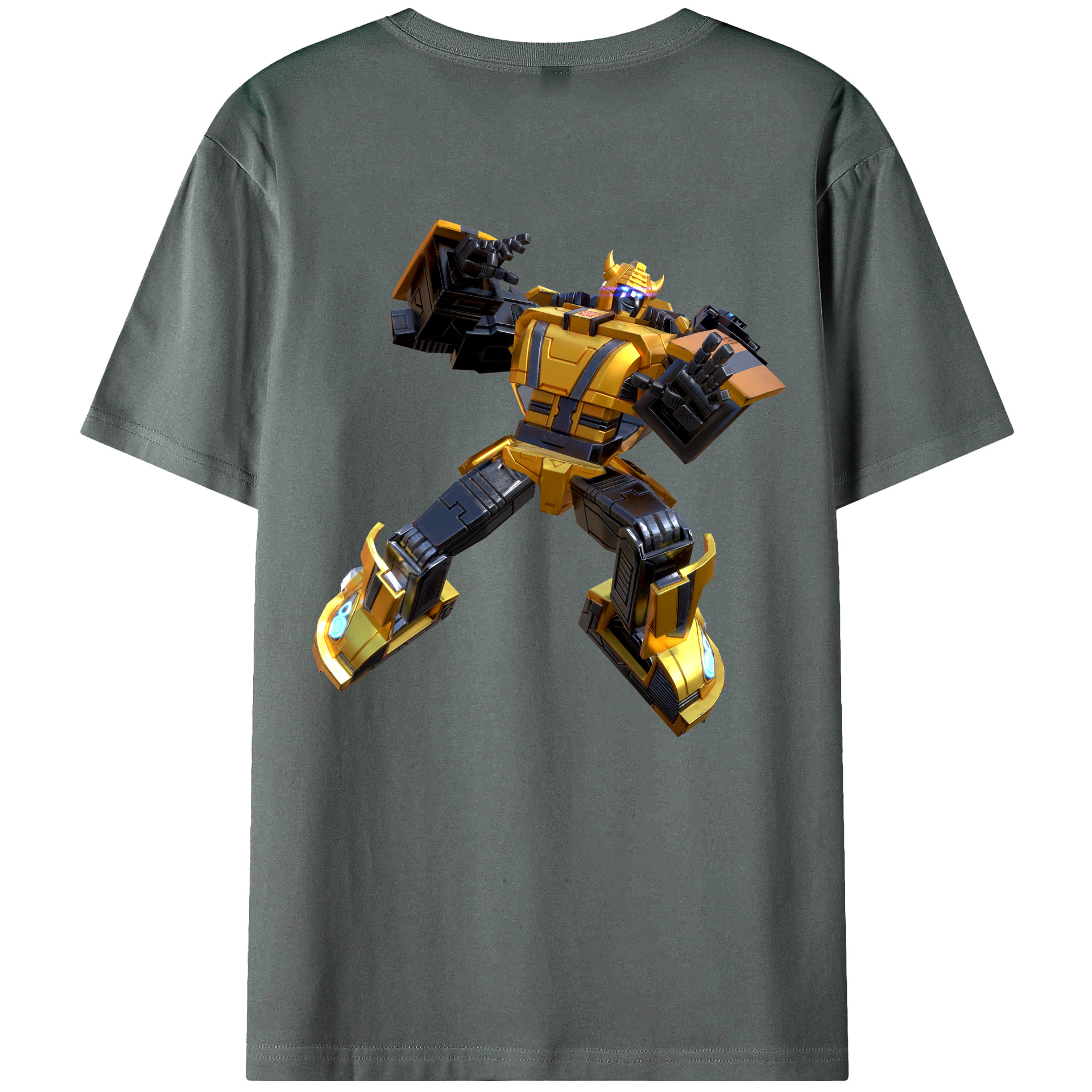 （画像用）  綿100％ メンズ半袖Tシャツ（バックプリント） 通気性